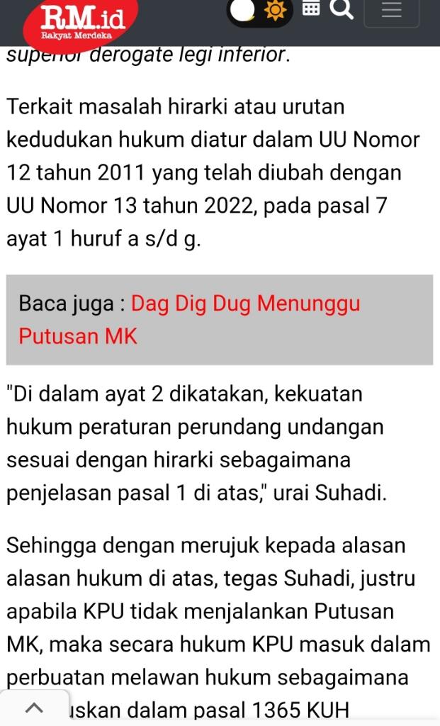 Yusril Jelaskan Keabsahan Pencawapresan Gibran yang Kembali Dipersoalkan di MK