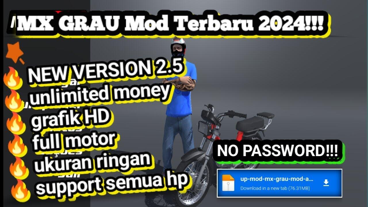 Link Unduh MX Grau Mod APK v2.5 100% Working Terbaru 2024 Unlimited Money