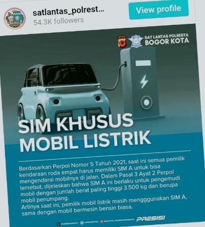 Siap-Siap SIM Khusus Mobil Listrik Akan Terbit. Yes or No?!