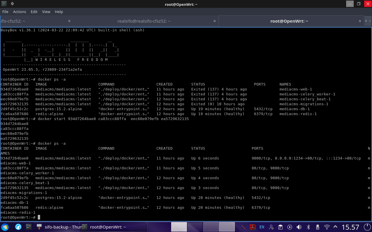 OPENWRT-x86 PLUS MEDIACMS (SERVER MULTIMEDIA MIRIP YOUTUBE)