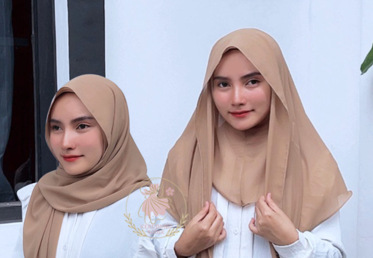 PROMO SPESIAL!!! Hijab Pashmina Inner Oval Ceruty Pashmina Instan Inner Oval Ceruty