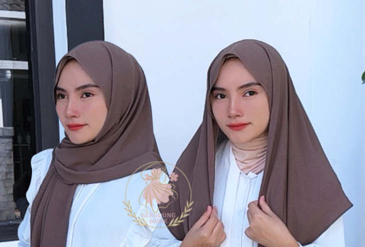 PROMO!!! Pasmina Oval Crinkle Pashmina Bentuk Oval Crinkle