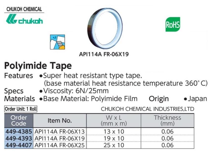 Product CHUKOH CHEMICAL INDUSTRIES, LTD JAPAN