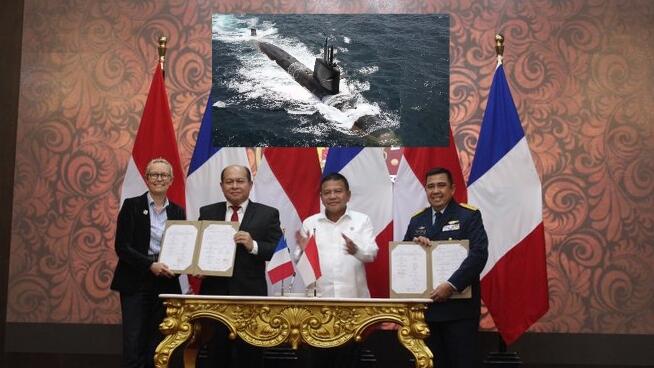 Sah! Indonesia Menandatangani Kontrak Pembelian Dua Kapal Selam Scorpene dari Prancis
