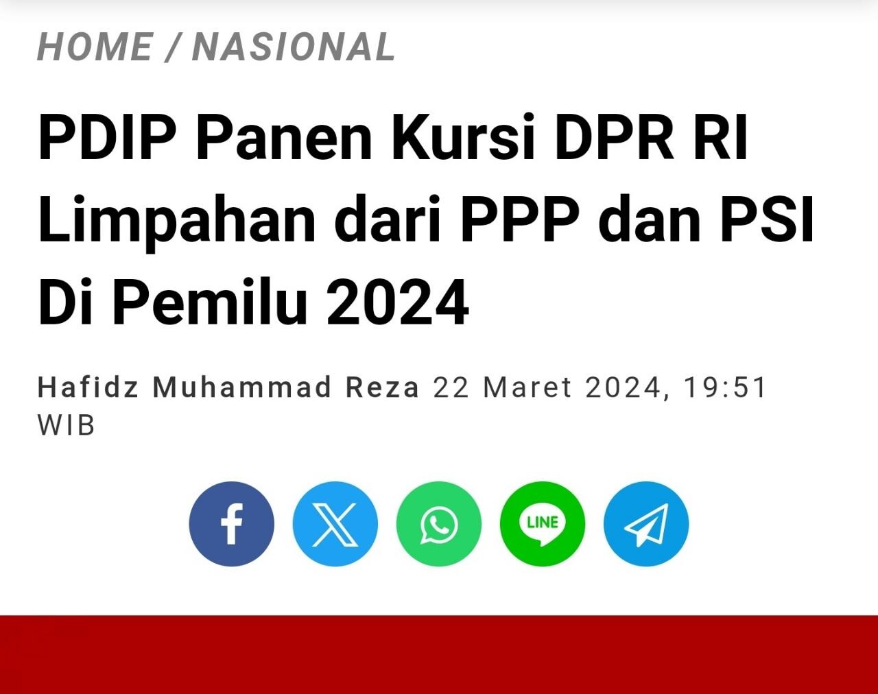 Setelah Revisi UU MD3 Masuk Prolegnas Prioritas DPR, Banteng Mulai Gelisah