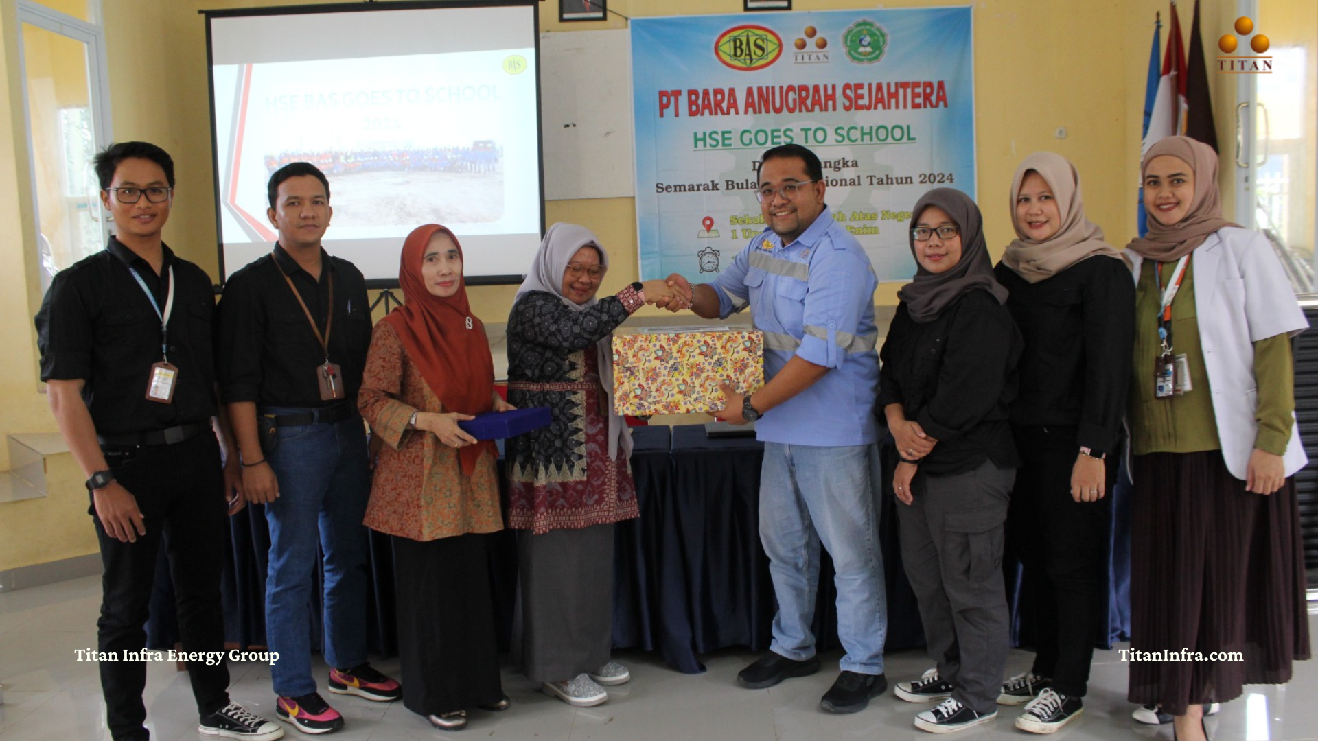 Program Goes To School Titan Group, PT BAS Berikan Materi Seputar Pertambangan