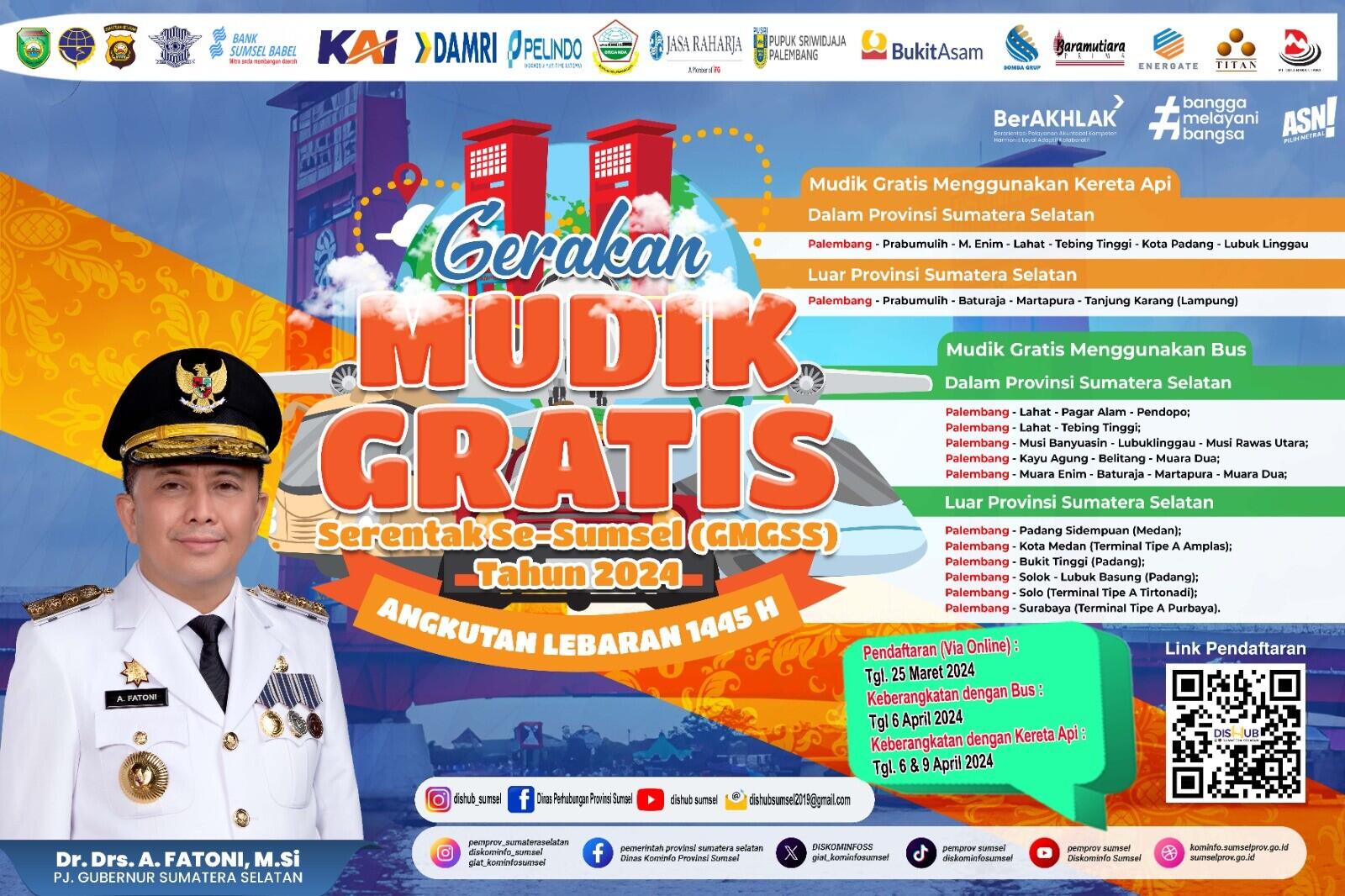 Kontribusi CSR Titan Infra Energy Group dalam Program Mudik Gratis 2024 di Sumsel