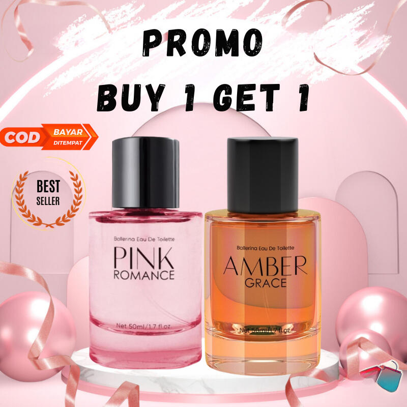Buy 1 Get 1 Parfum Ballerina Pink Romance dan Amber Grace 30 Ml