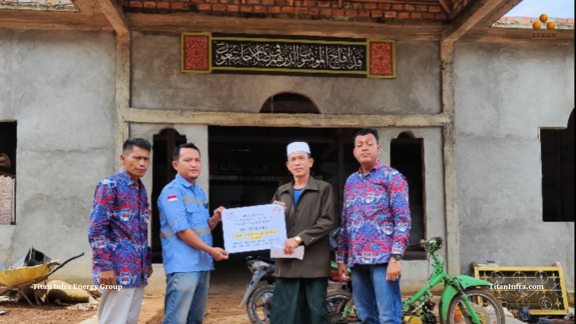 PT Banjarsari Pribumi (Titan Group) Dukung Pembangunan Pesantren Ma'ruf Madani