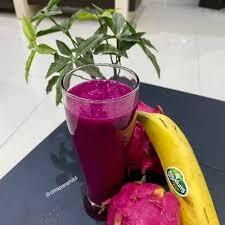 Rahasia Segar | Kelezatan Jus Buah Naga Pisang


