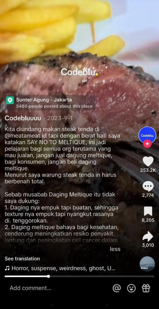 Imbas Review Codeblu Warung Steak Ini Nyaris Bangkrut, Ini Kronologinya

