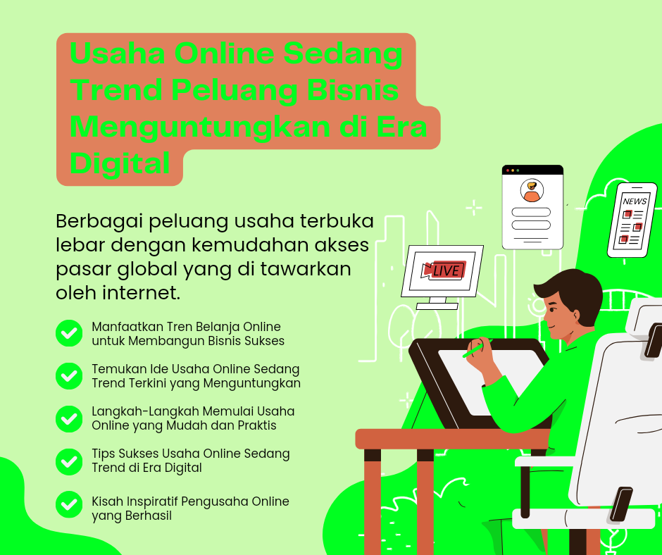 Usaha Online Sedang Trend Peluang Bisnis Menguntungkan di Era Digital