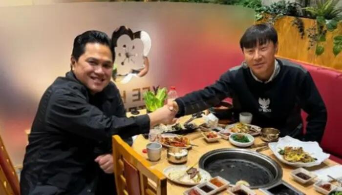 Erick Thohir Perpanjang Kontrak Shin Tae-yong hingga 2027