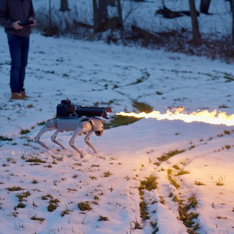 Profil Thermonator: Robot Anjing Penyembur Api