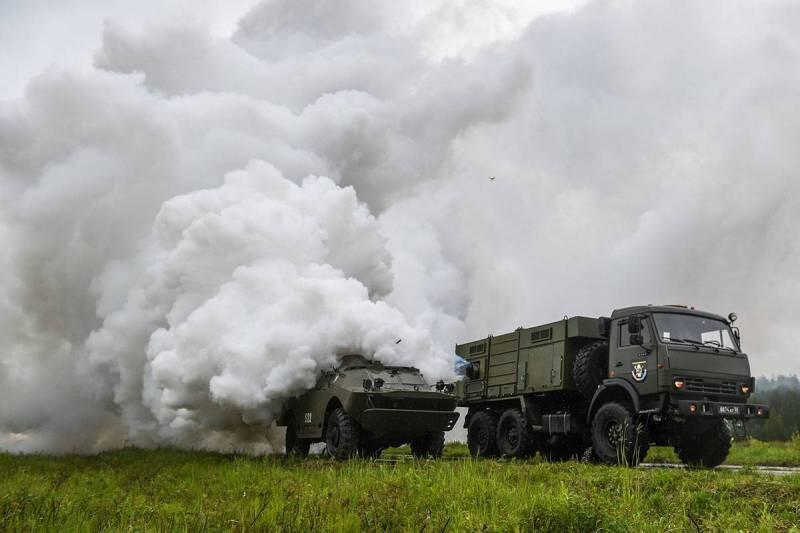 Rusia Gunakan Asap Tebal Untuk Melindungi Konvoi Pasukan dari Sengatan Drone