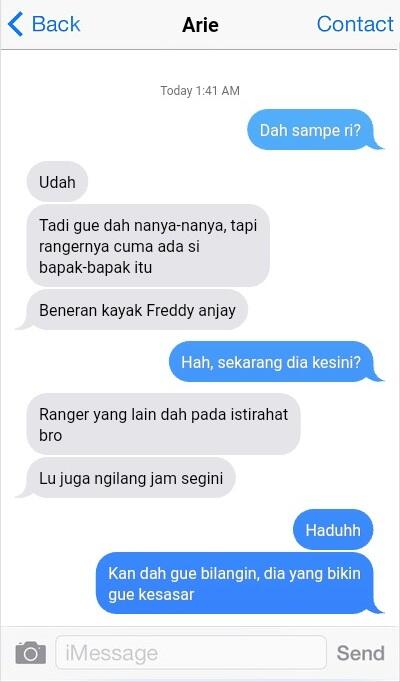 Tersesat || Cerpen Chat History Thriller