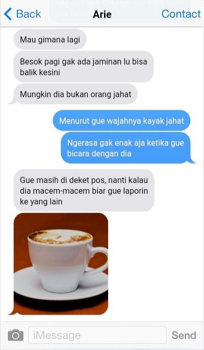 Tersesat || Cerpen Chat History Thriller