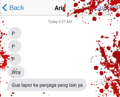 Tersesat || Cerpen Chat History Thriller