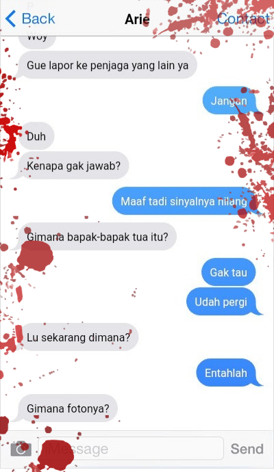Tersesat || Cerpen Chat History Thriller