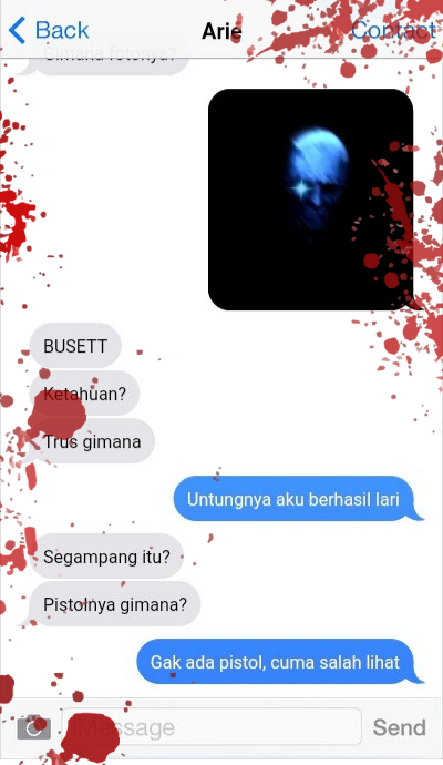 Tersesat || Cerpen Chat History Thriller