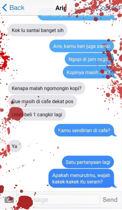 Tersesat || Cerpen Chat History Thriller