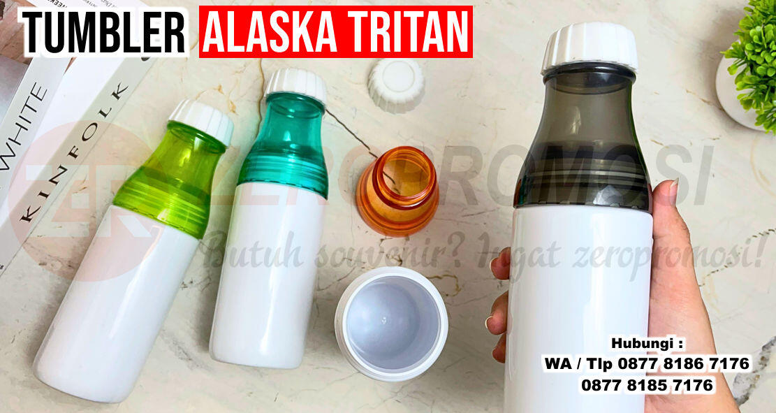 Souvenir Tumbler Chielo Alaska Tritan Hydration Water Promosi