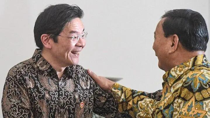 Jokowi Perkenalkan Prabowo pada PM Singapura Baru