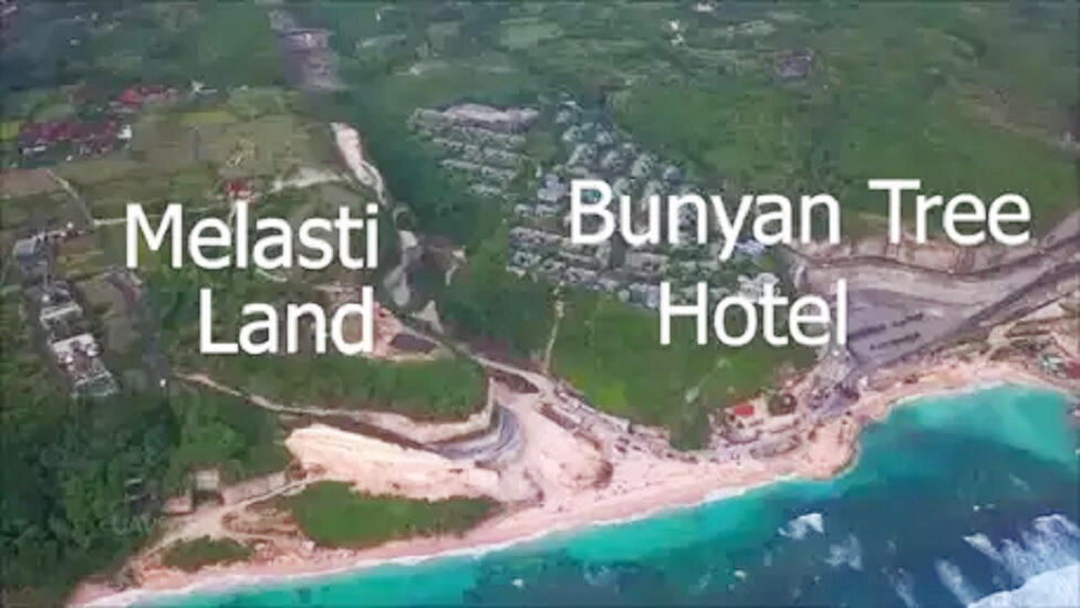 Jual Tanah di Ungasan Bali Luas 56.850 m2 Dekat Pantai Melasti