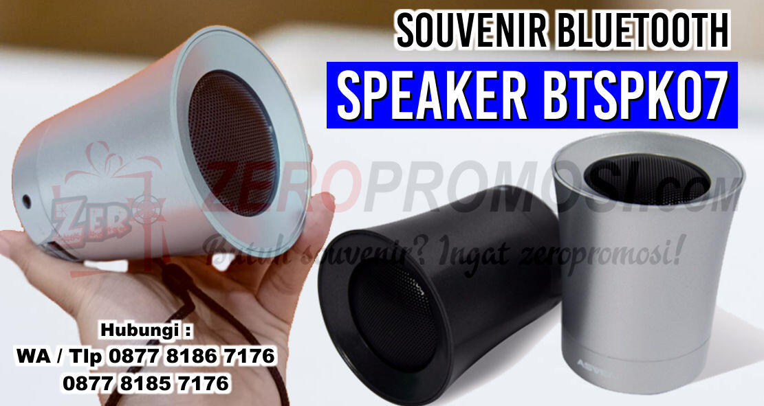 Custom Bluetooth Speaker BTSPK07 untuk souvenir promosi