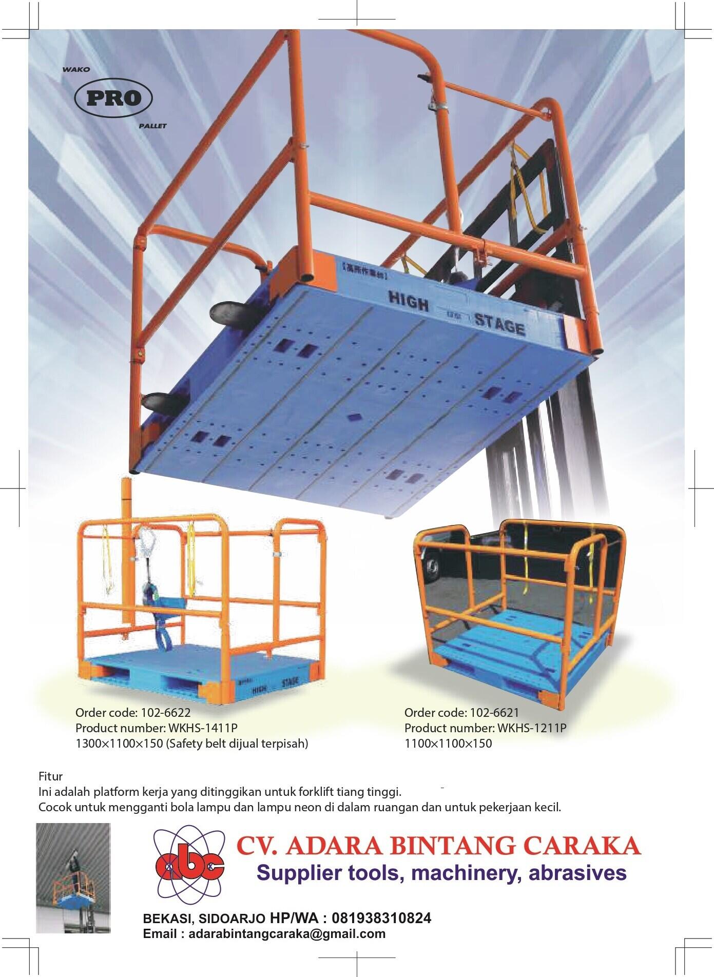 WAKO PRO Pallet dan Tower Stage