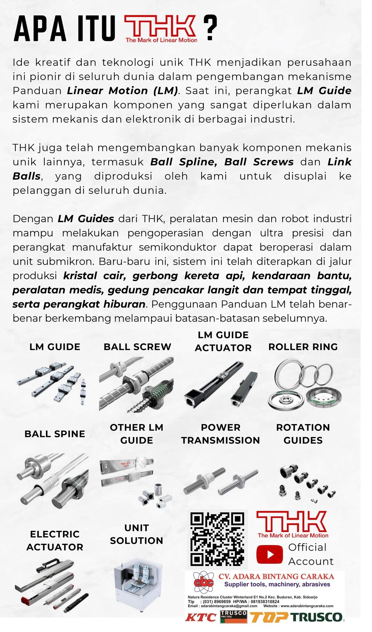 THK The Mark of Linear Motion