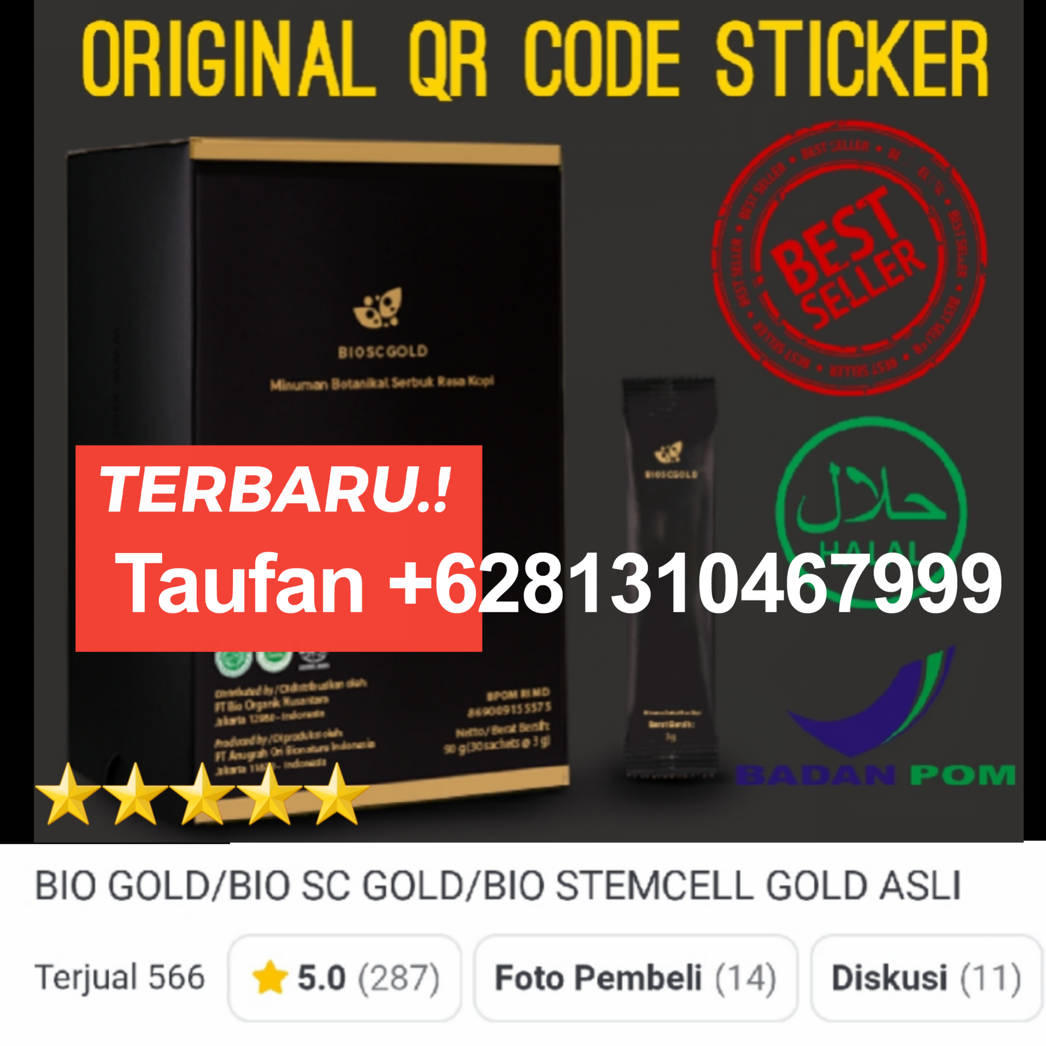 +6281310467999 Bio Stemcell Gold Biogold Biogreenscience Original Order Di sini