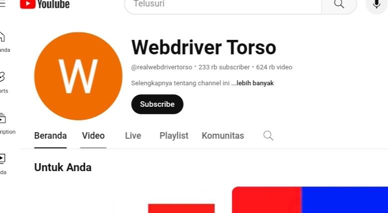 Webdriver Torso, Misteri Youtube Berakhir dengan Good Ending (Solved Mystery)