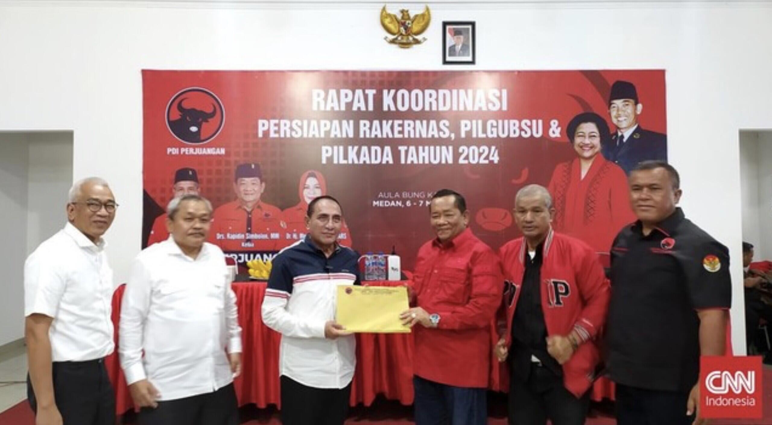 Foto Presiden Jokowi Tak Dipasang di Ruang Rakor PDIP Sumut ??