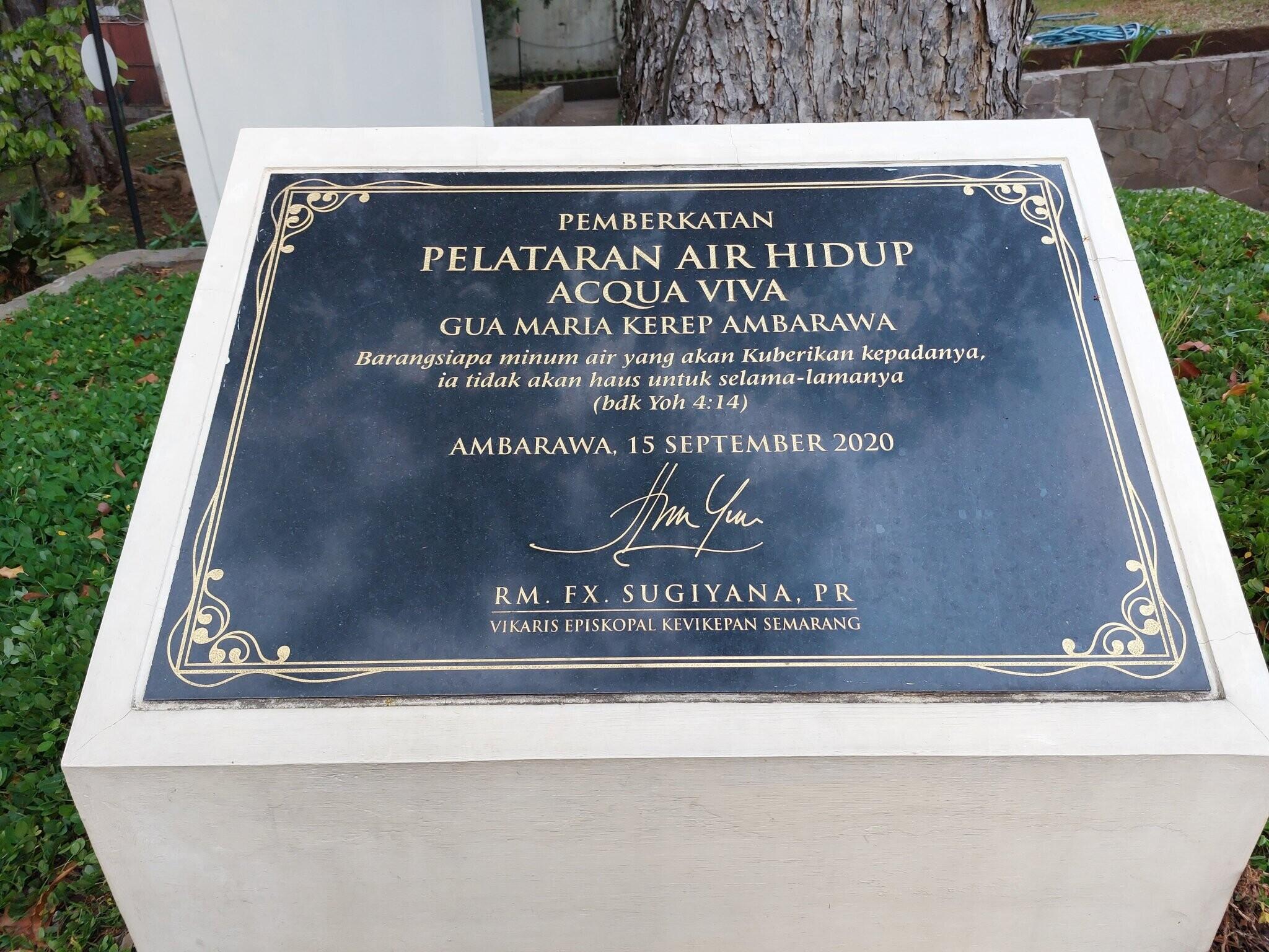 Gua Maria Kerep Ambarawa, Semarang.