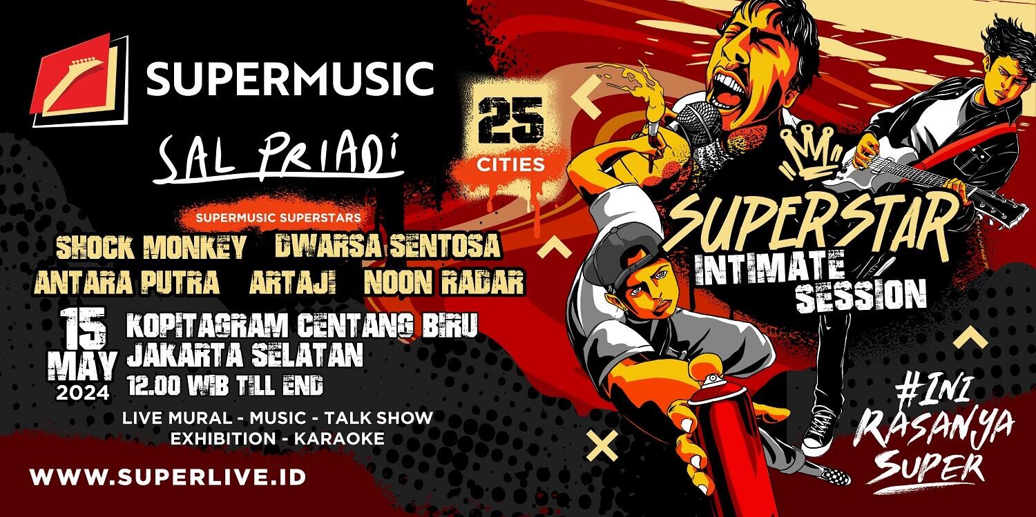 Sal Priadi & For Revenge Ramaikan Supermusic Superstar Intimate Session Jakarta!