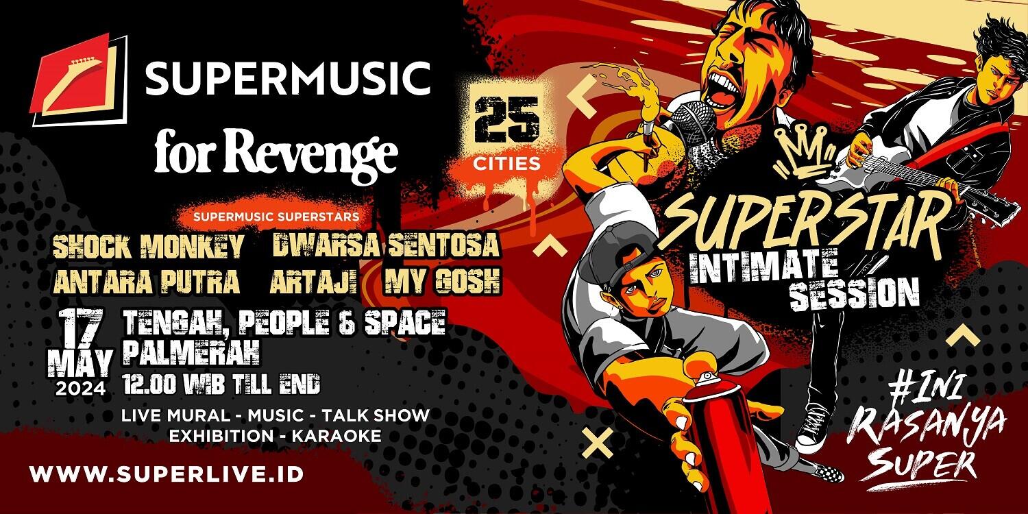 Sal Priadi & For Revenge Ramaikan Supermusic Superstar Intimate Session Jakarta!