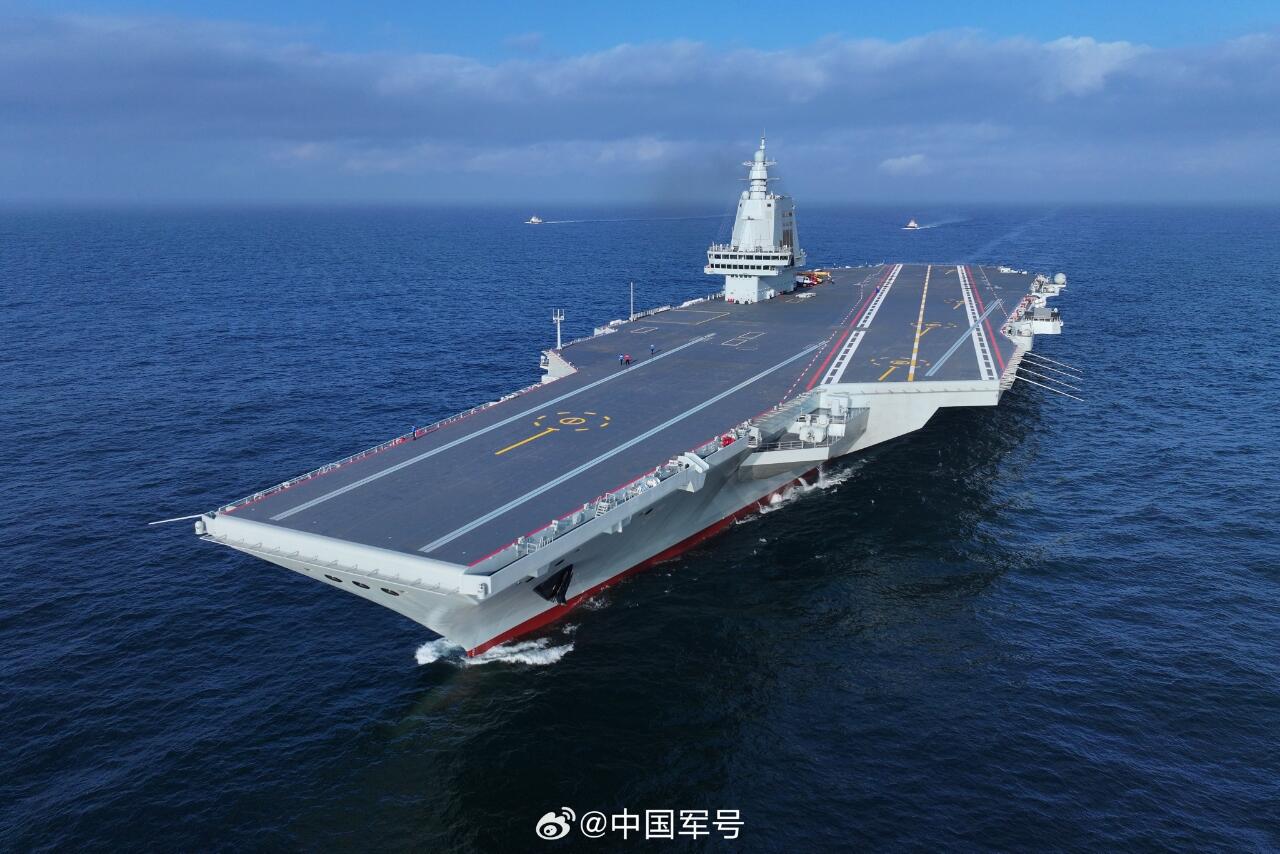 Sang Naga Semakin Kuat, Kapal Induk Fujian Milik China Memulai Uji Coba Laut Pertama
