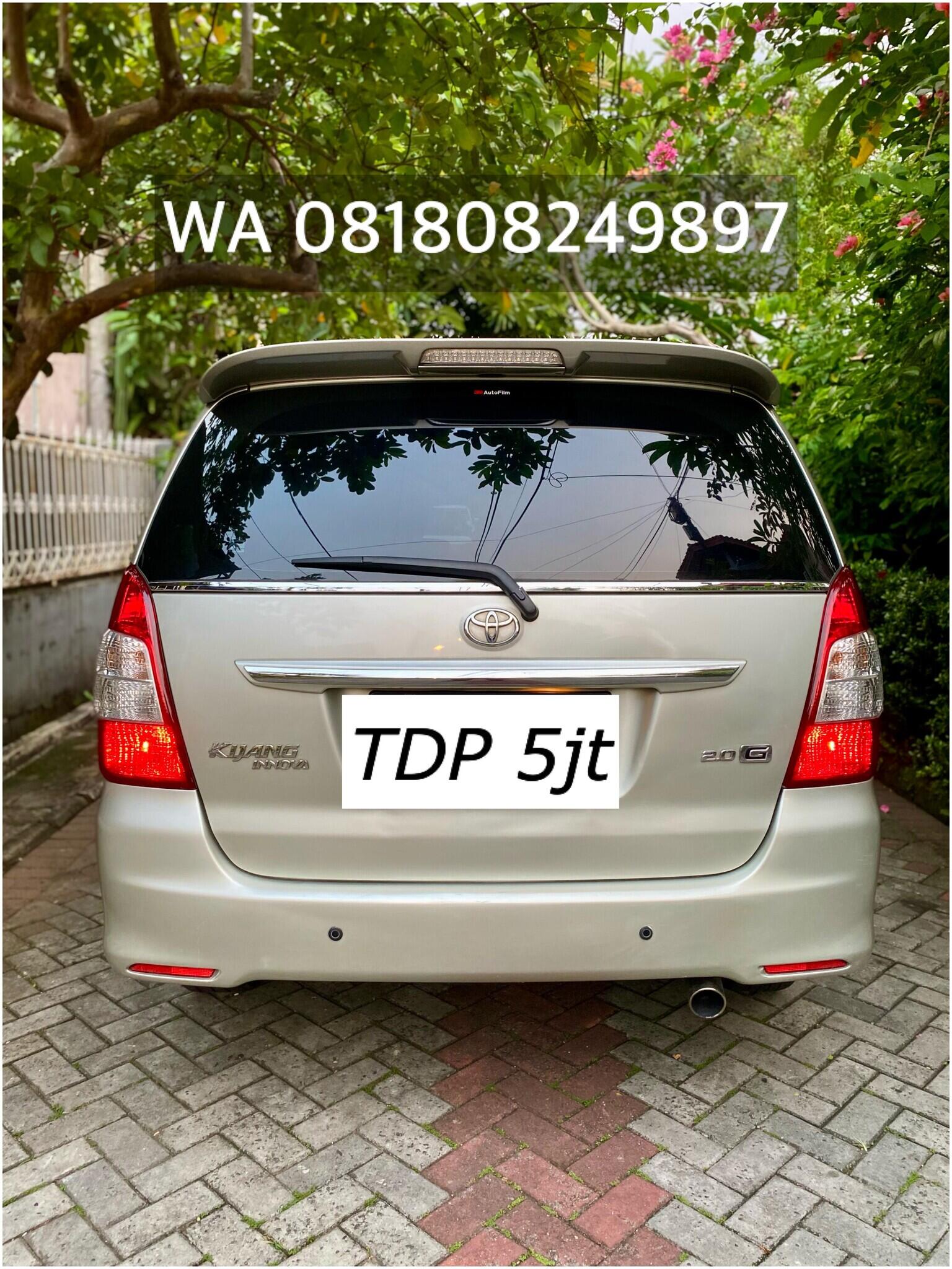 TDP 5JT : KIJANG INNOVA 2.0 G BENSIN 2013 A/T