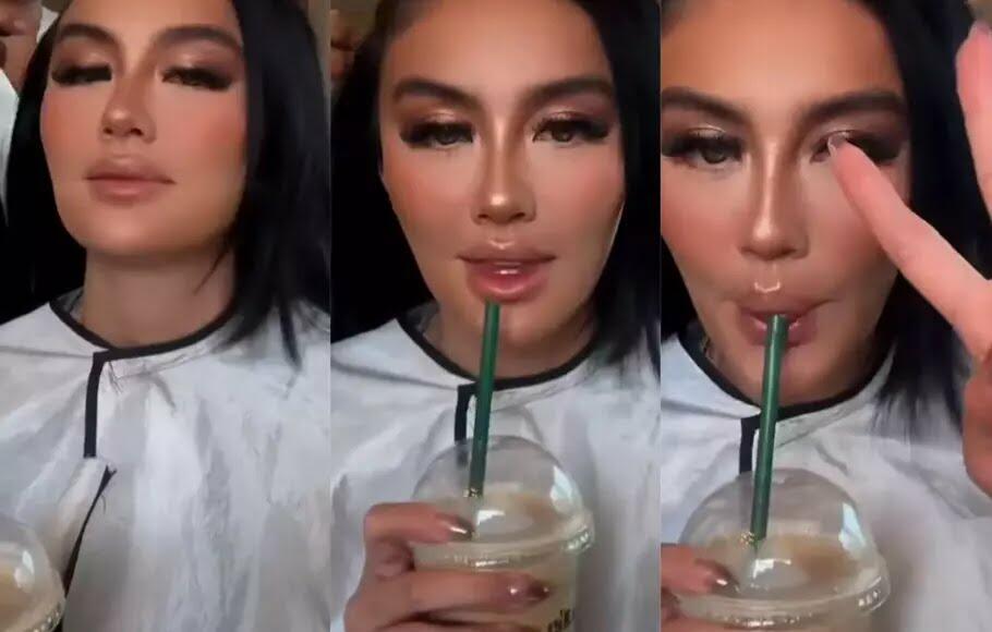 Minum Starbucks yang Diboikot, Agnez Mo Dihujat Netizen!