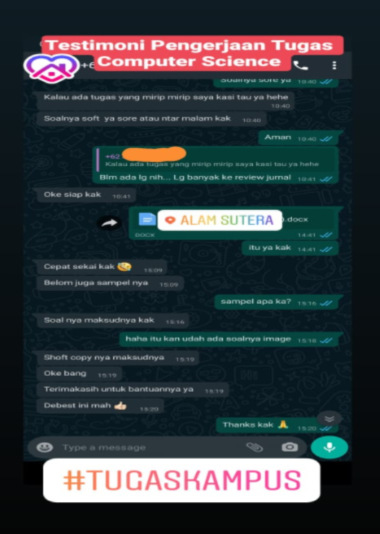 Jasa Tugas Kuliah S1 dan S2