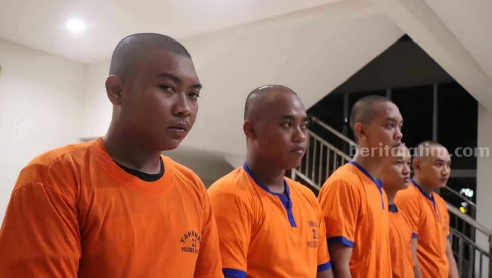 6 Pesilat Keroyok Pria Sidoarjo di Gresik Dibekuk, 3 Buron