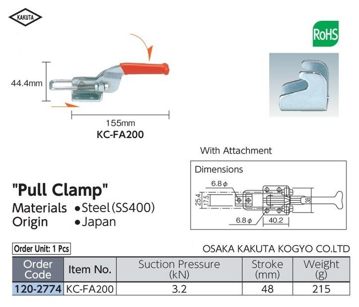 KAKUTA Toggle Clamp dari Osaka Kakuta Kogyo Co., Ltd Japan.