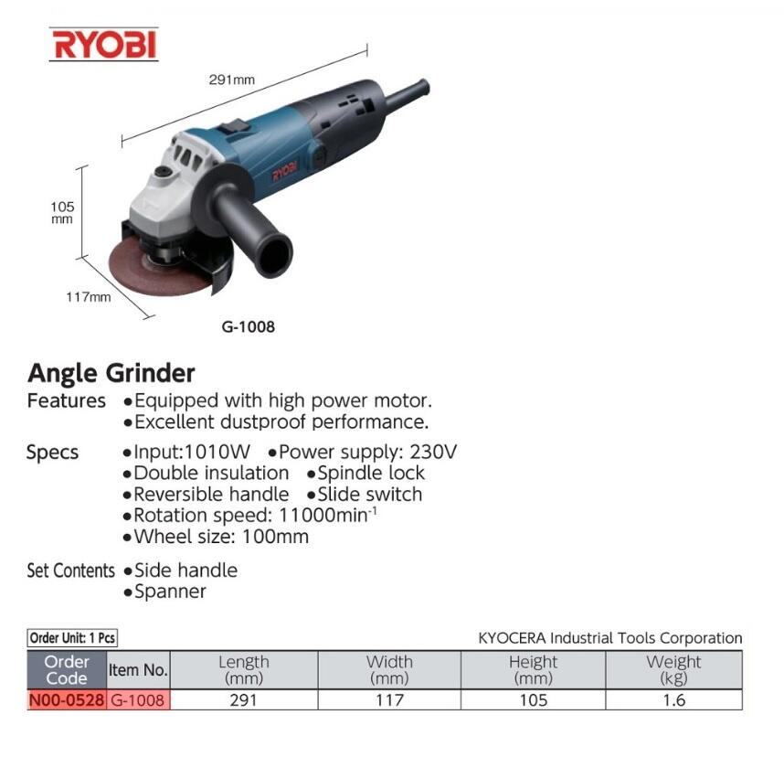 RYOBY dari Kyocera Industrial Tools Corporation Japan