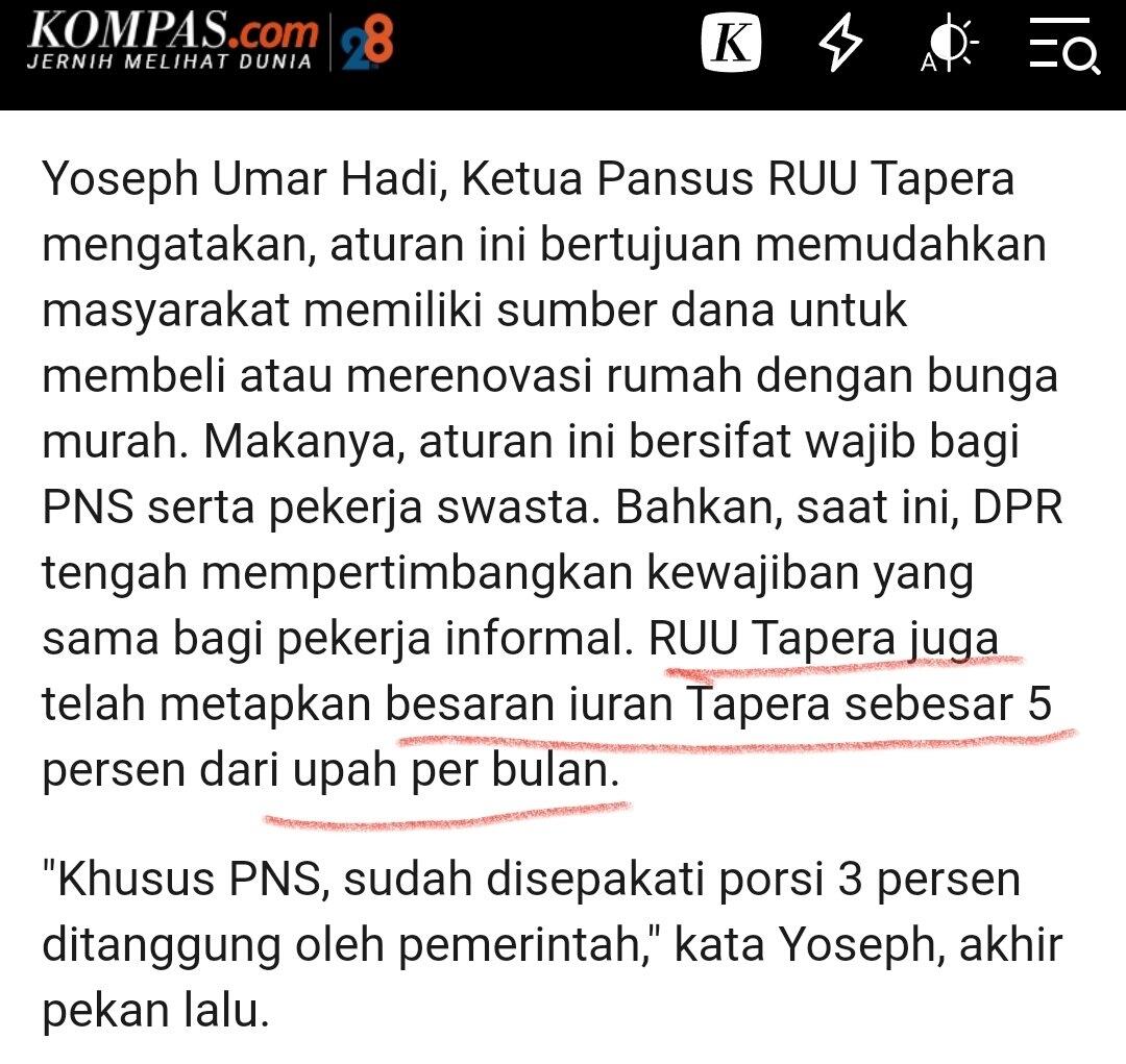 UU Tapera 2016 Dipicu PDIP dan PKS Sebagai Inisiator UU, Tapi Juga Ditolak Sendiri