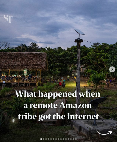 Dampak Internet Terhadap Suku Amazon