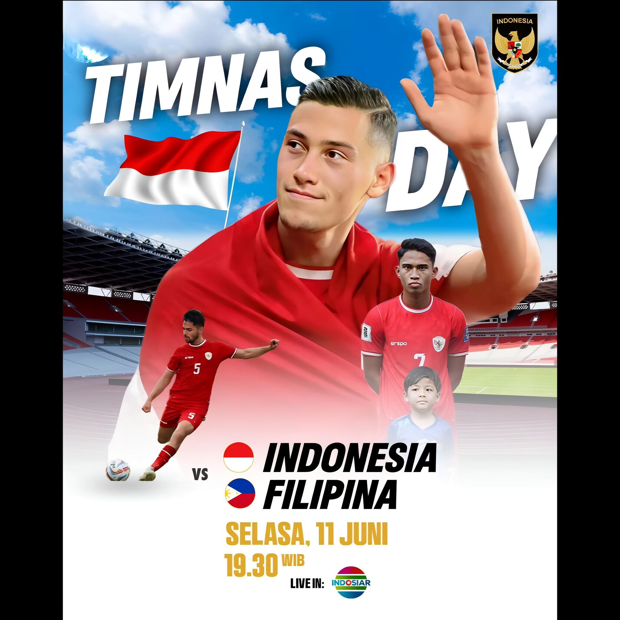 Cara Nonton Live Streaming Indonesia vs Filipina Lewat Tasriadi Bola