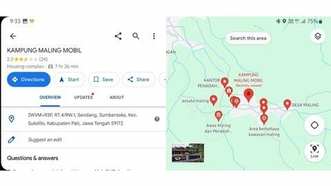 Kelewatan! Sukolilo jadi Kampung Maling di Google Maps