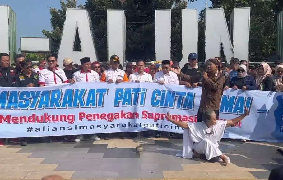 Kasihan, Padahal Ndak Tau Apa-apa: Akibat Tudingan, Warga Pati Gelar Aksi Cinta Damai