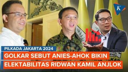 Golkar: Elektabilitas Ridwan Kamil di Jakarta Merosot Setelah Anies-Ahok Muncul